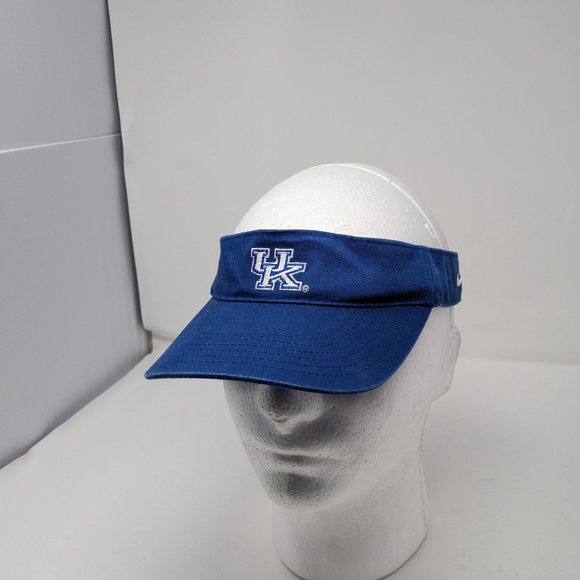 Nike UK Visor Blue University of Kentucky Hat Ballcap Dri-fit Youth - Picture 1 of 6